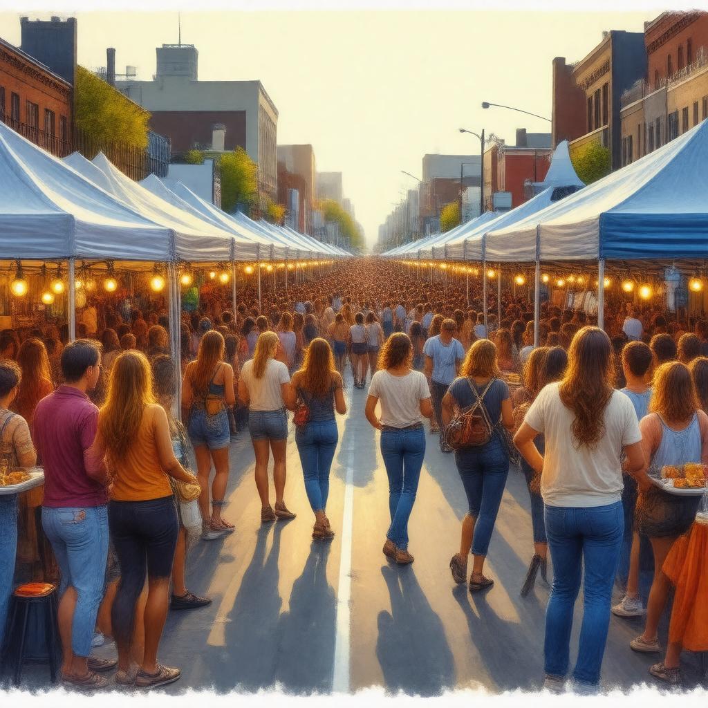 Click to view larger image AI-created image of Soulard Art Fair