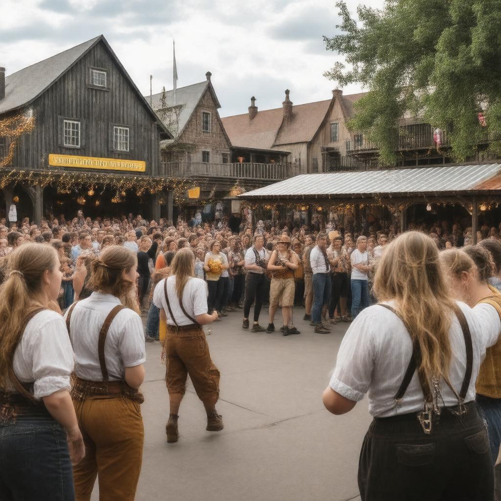 AI-created image of Soulard Oktoberfest