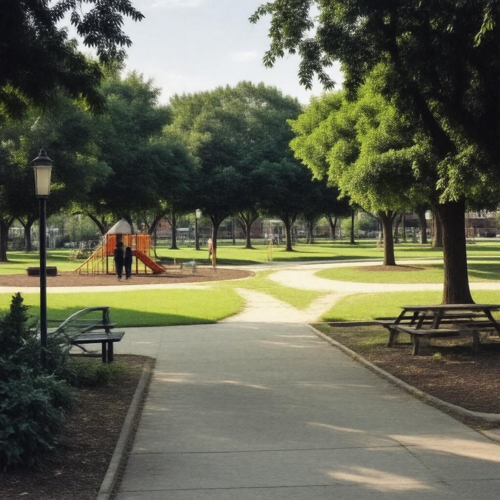 AI-created image of Soulard Park