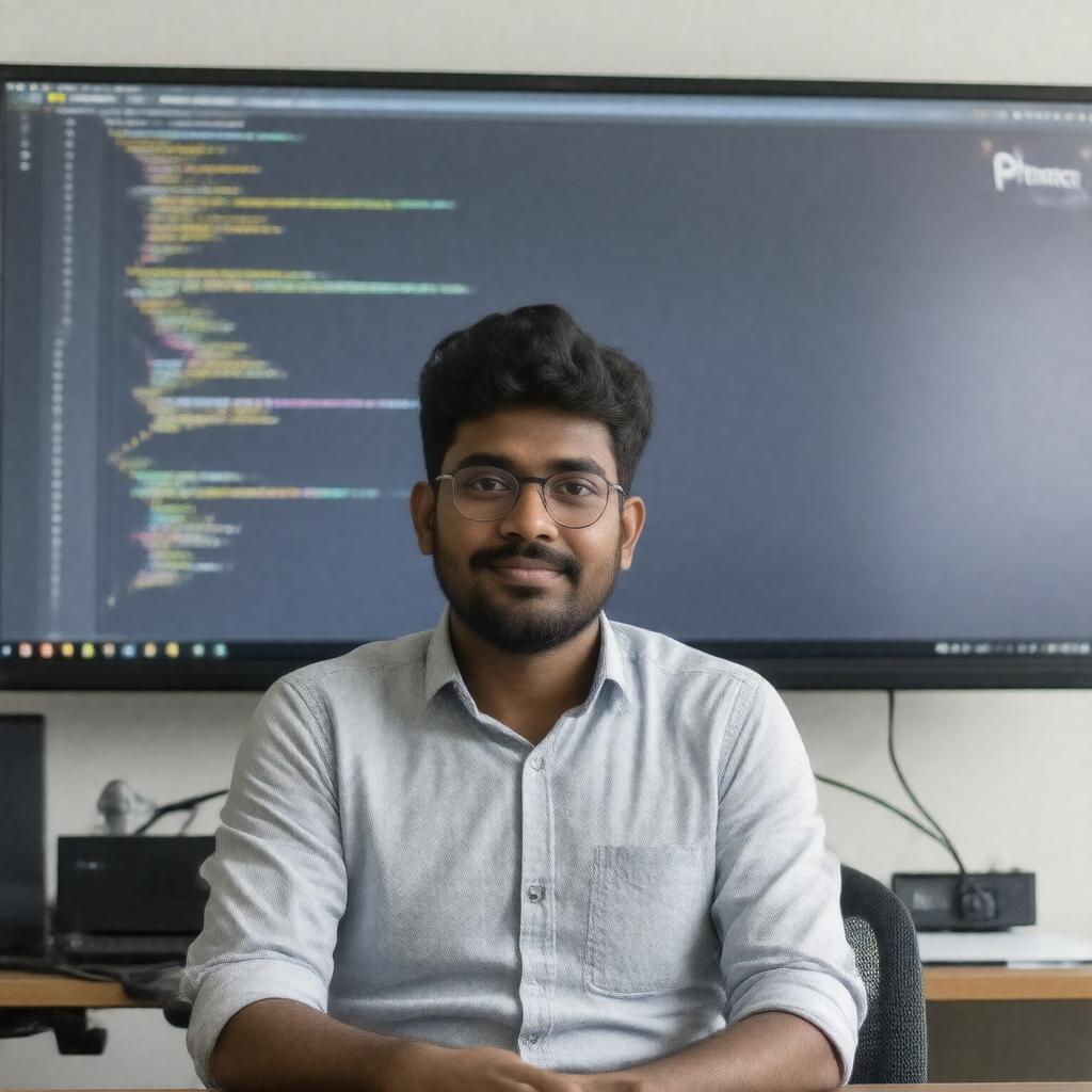 AI-created image of Soumith Chintala