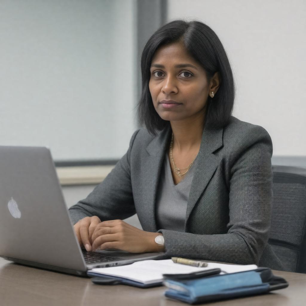 AI-created image of Soumya Karlamangla