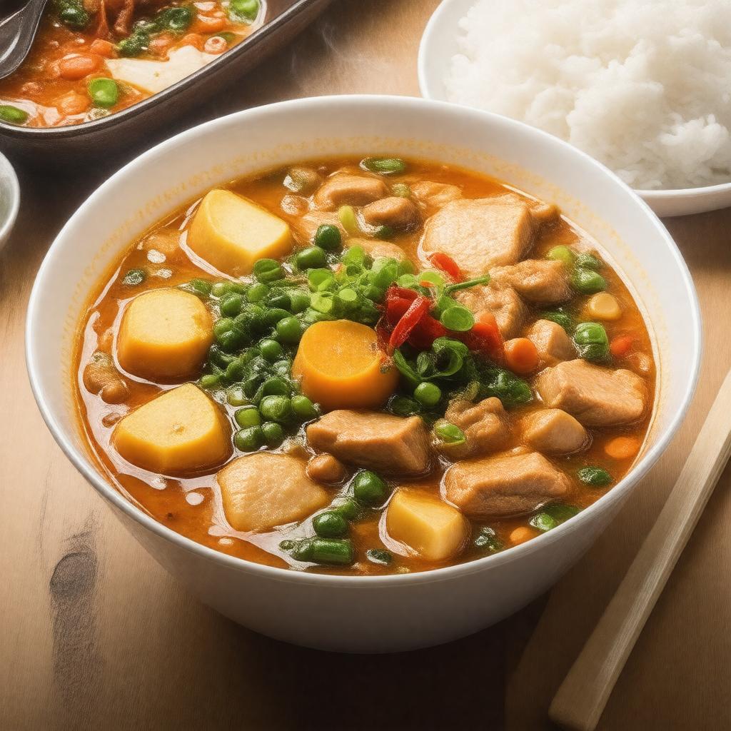 Click to view larger image AI-created image of Soup curry