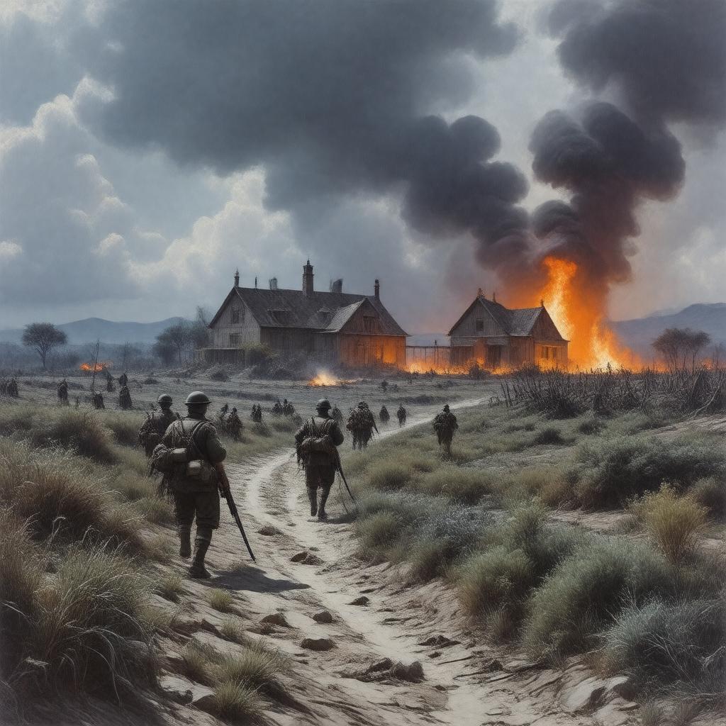 AI-created image of South African War