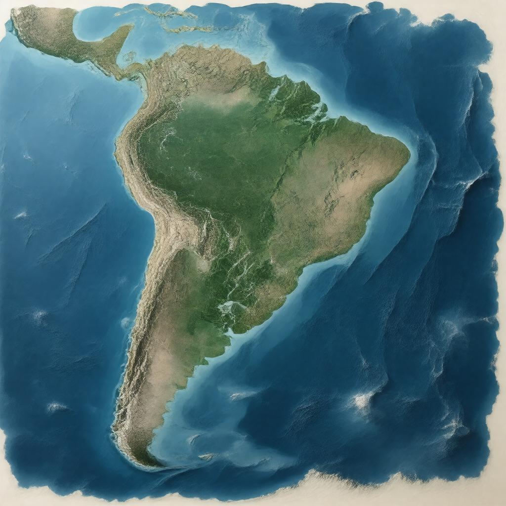 AI-created image of South America