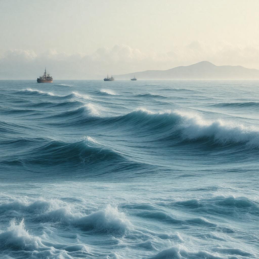 AI-created image of South Atlantic Ocean