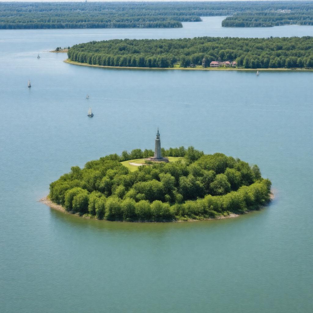 AI-created image of South Bass Island