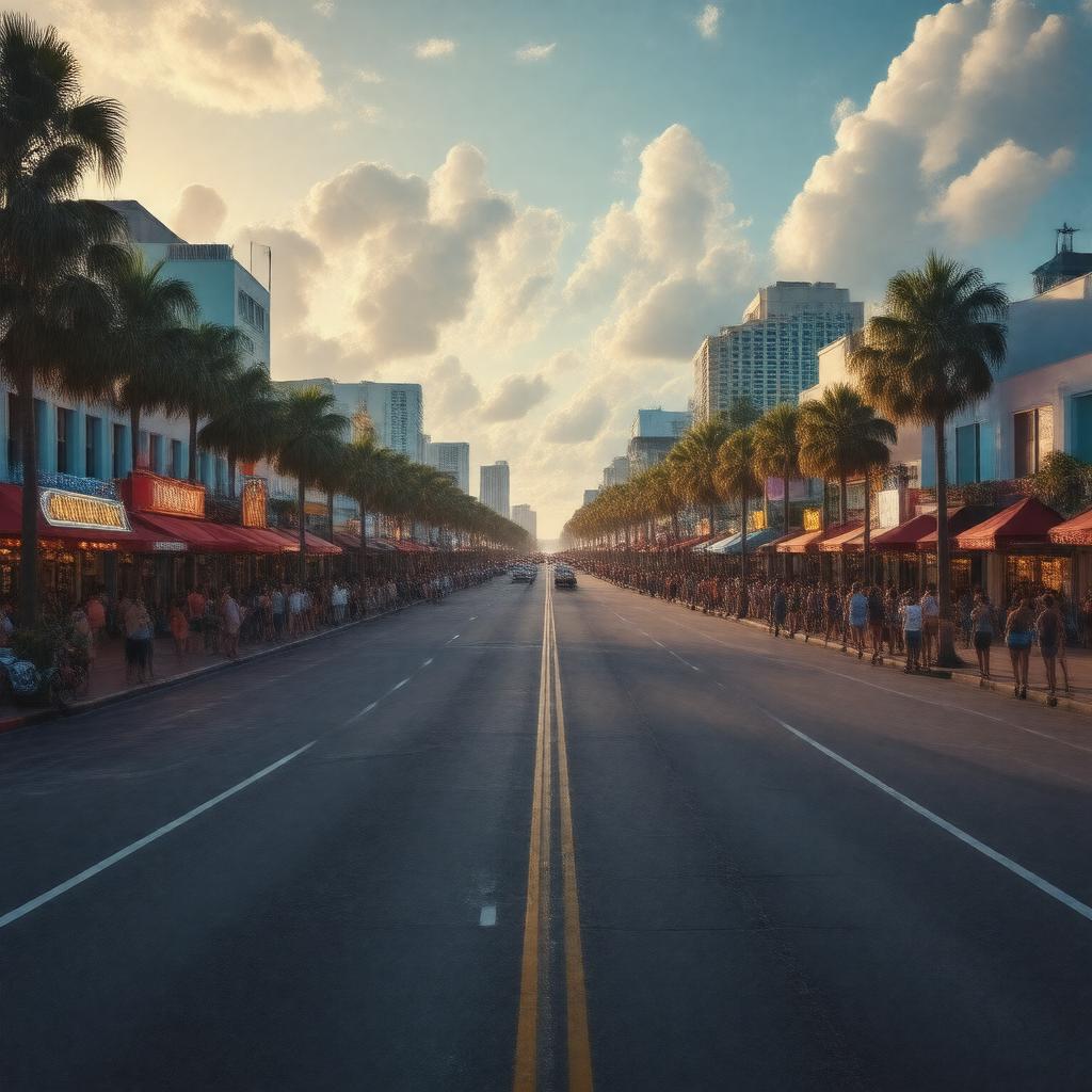 AI-created image of South Beach