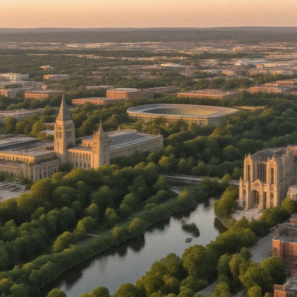 AI-created image of South Bend, Indiana