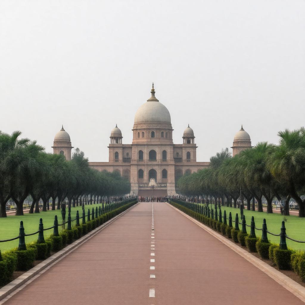 AI-created image of South Block, Secretariat Building, New Delhi