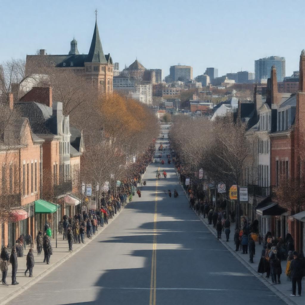 AI-created image of South Boston