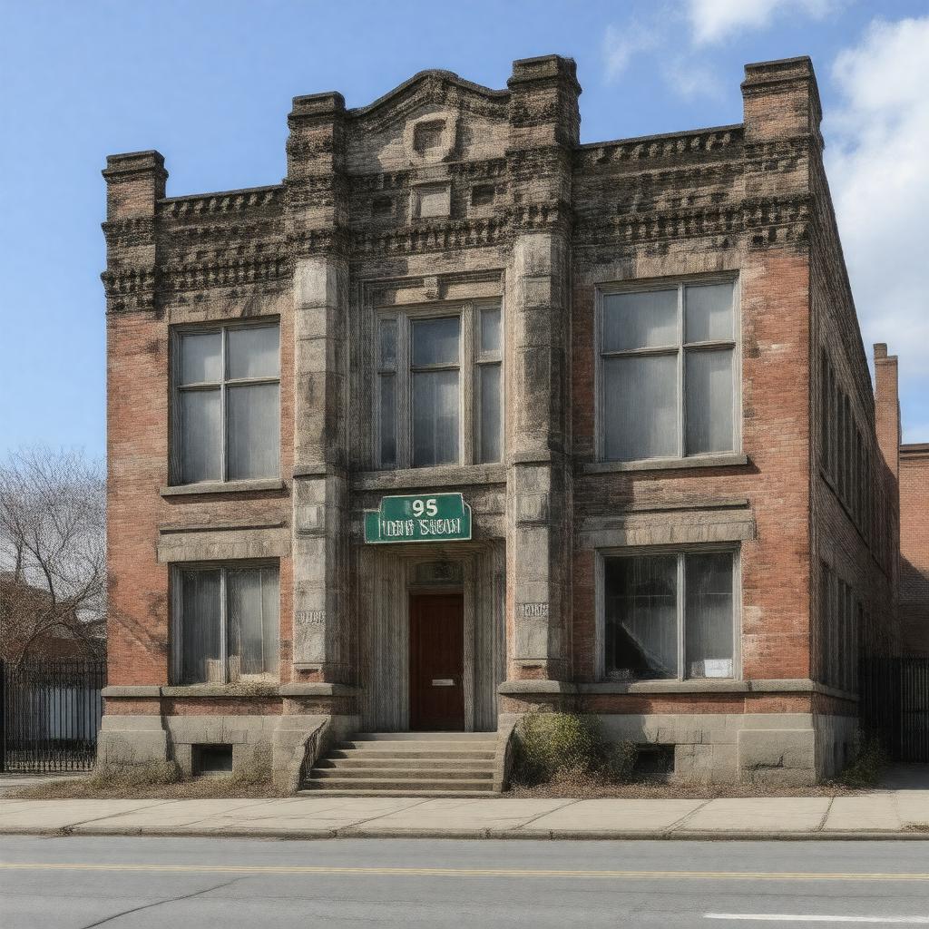 AI-created image of South Boston High School