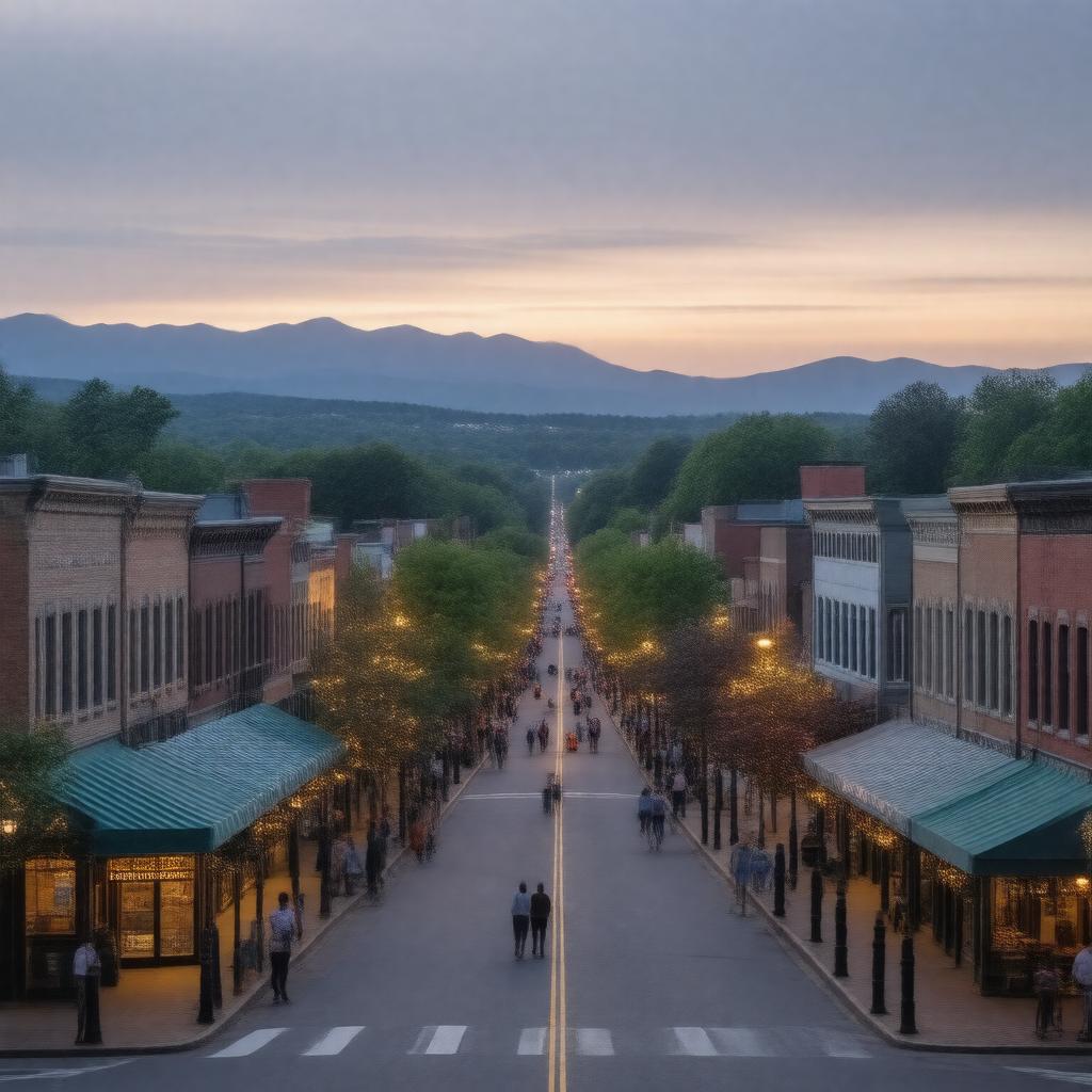 AI-created image of South Burlington, Vermont, United States