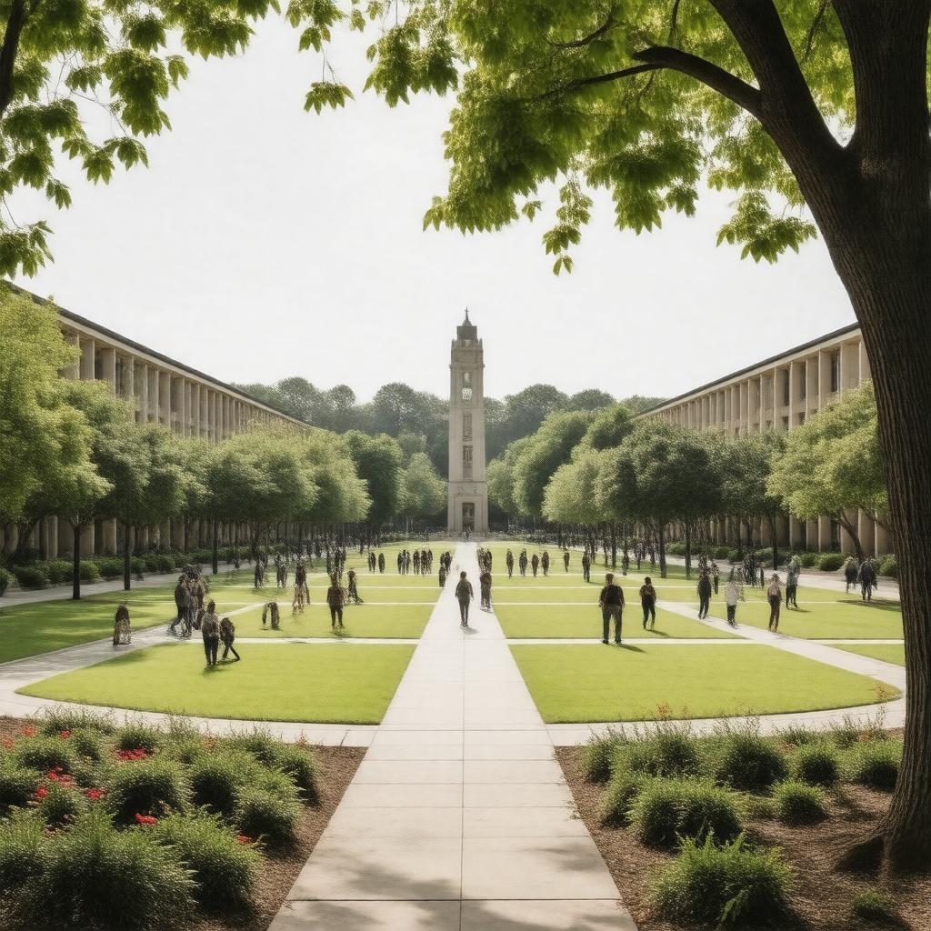 AI-created image of South Campus