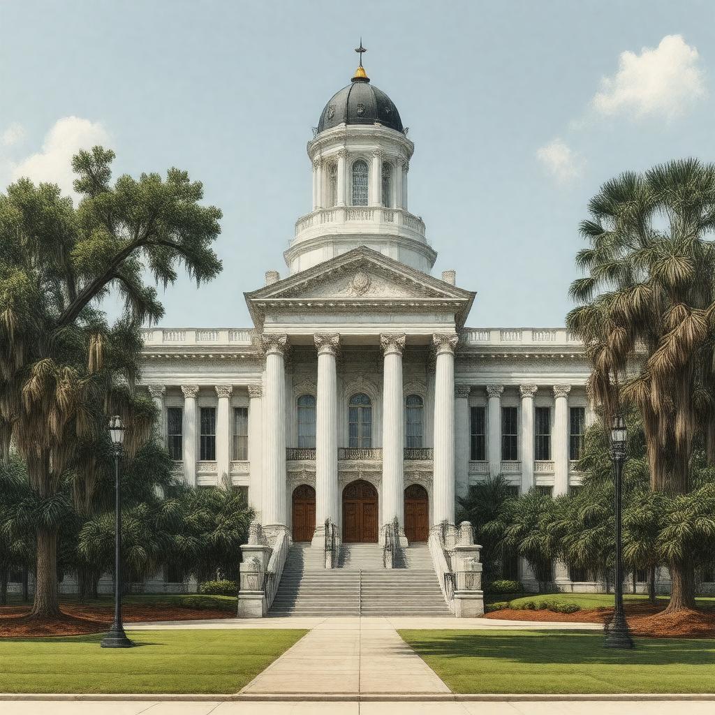 Click to view larger image AI-created image of South Carolina Commission on Higher Education