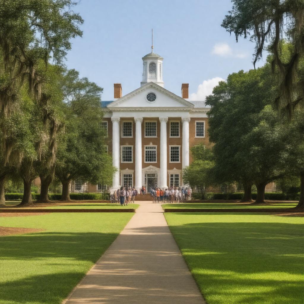 AI-created image of South Carolina Honors College