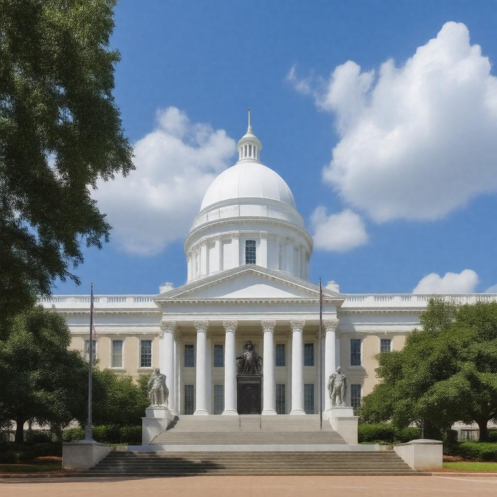AI-created image of South Carolina State House