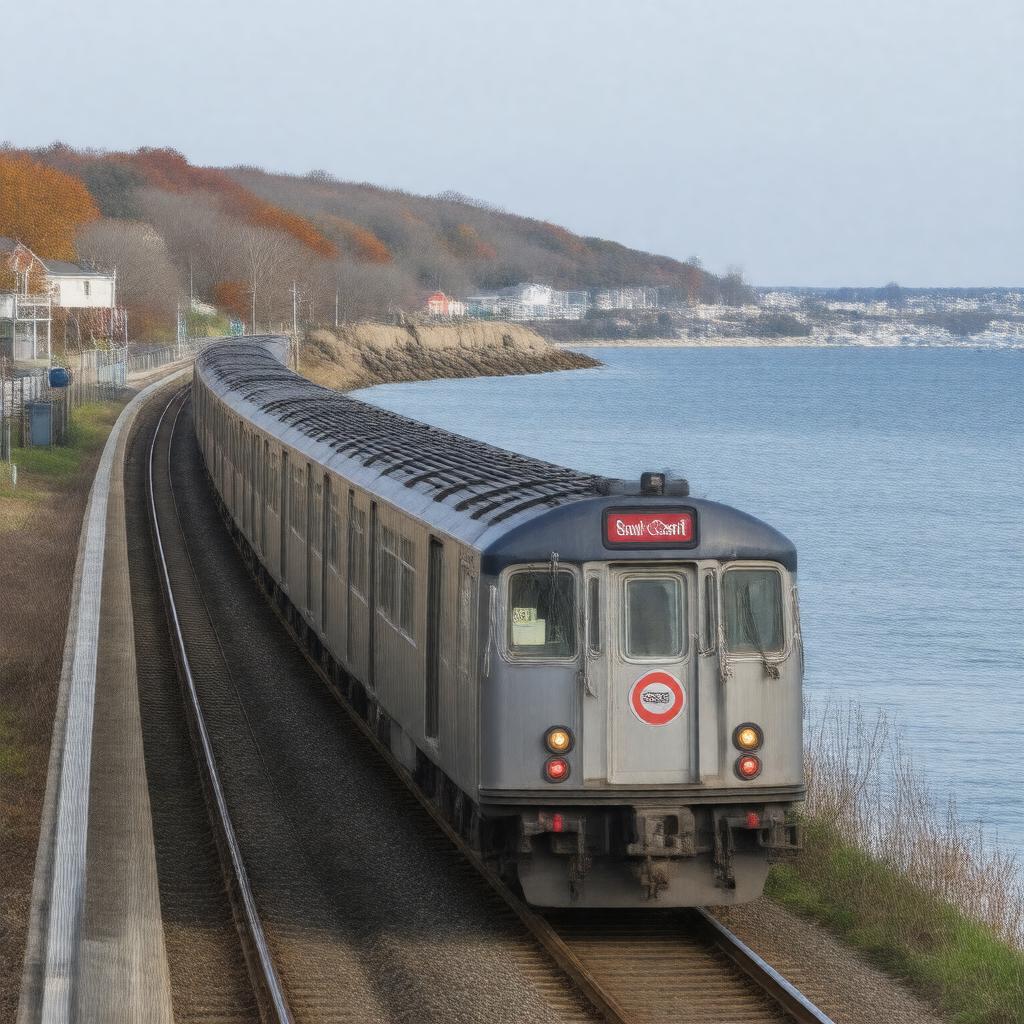 AI-created image of South Coast Rail