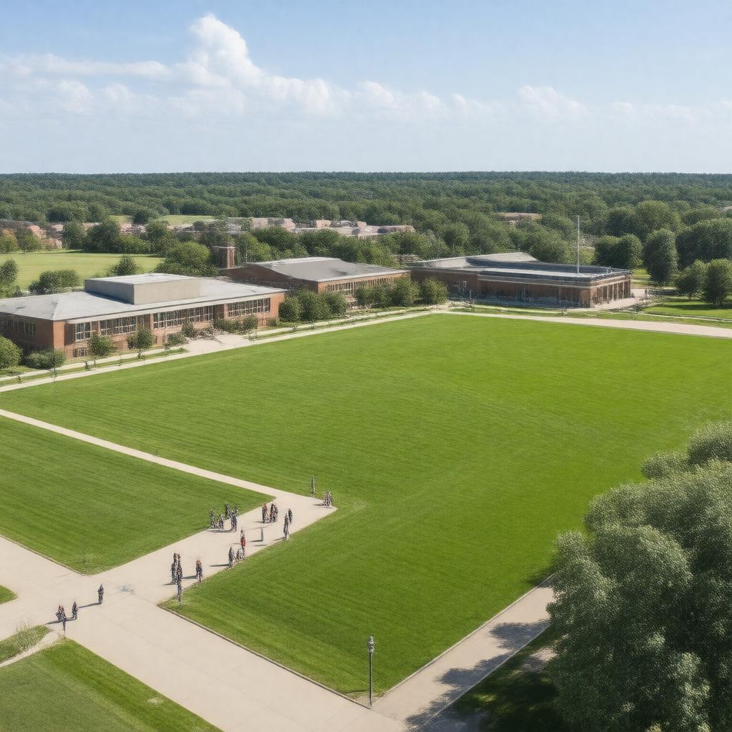AI-created image of South Dakota State University
