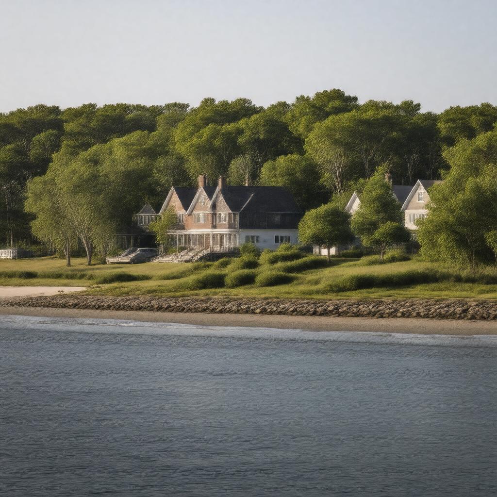 AI-created image of South Dennis, Massachusetts, USA