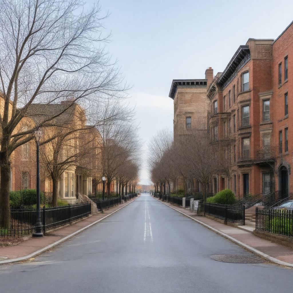 AI-created image of South End Historic District