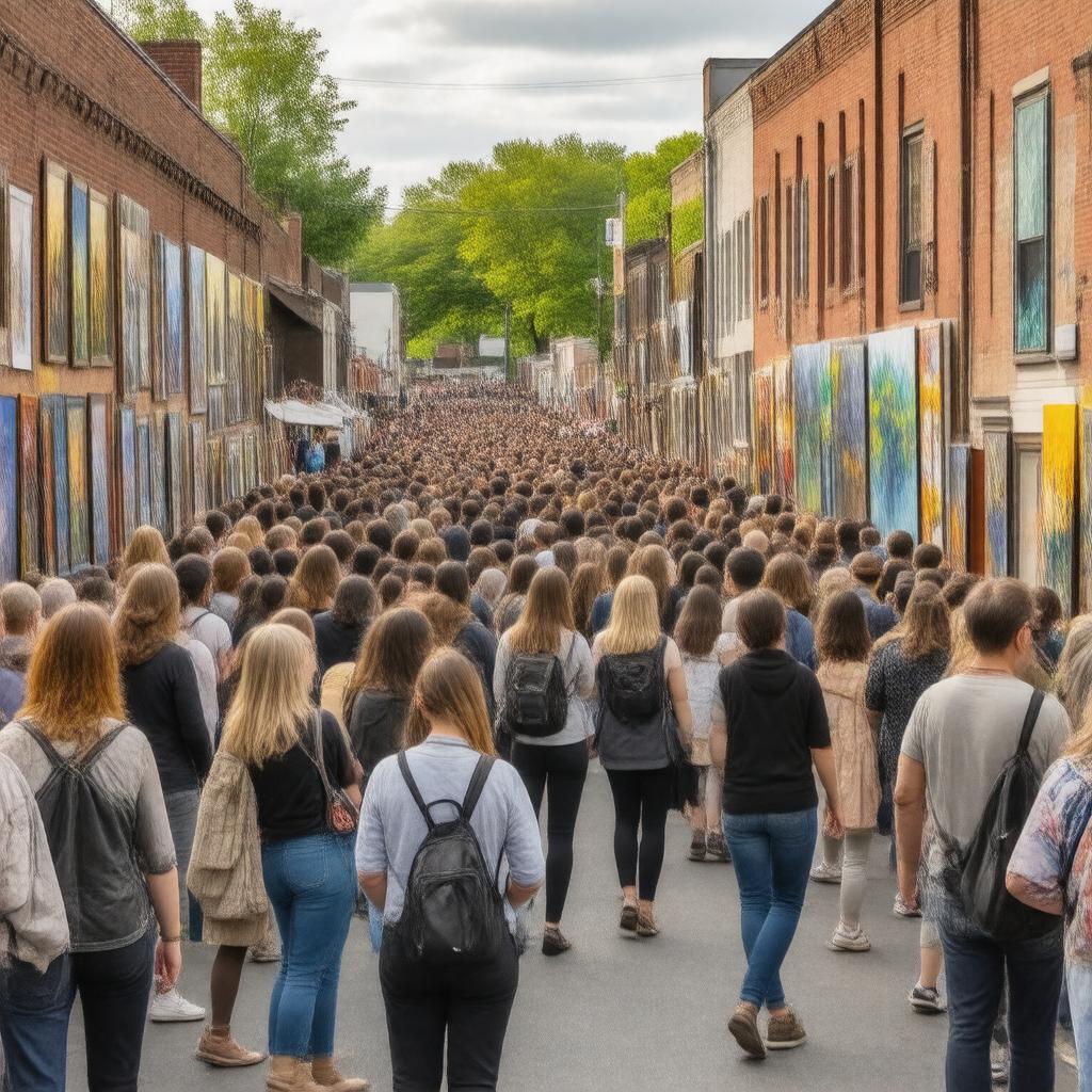 Click to view larger image AI-created image of South End Open Studios