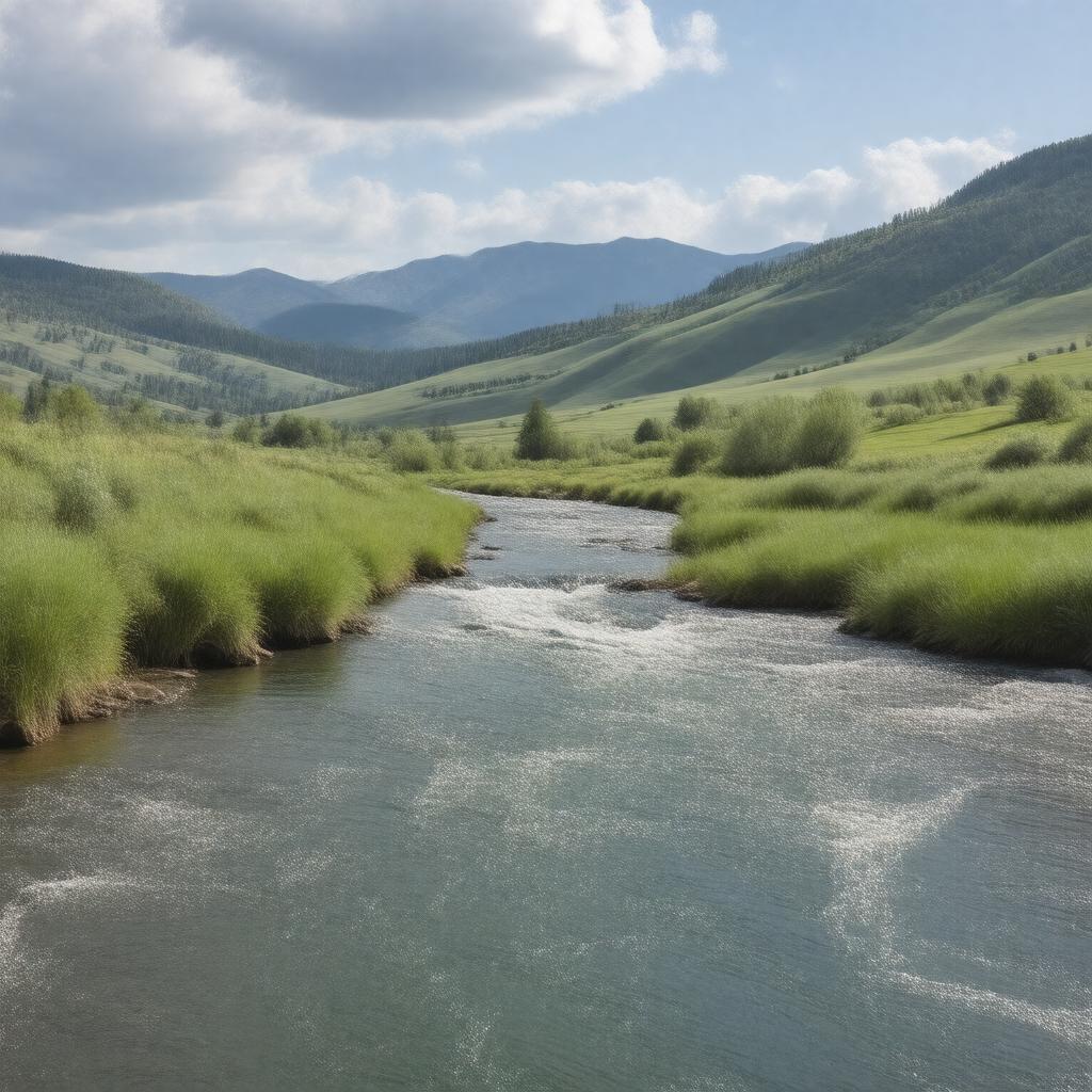 AI-created image of South Fork Milk River