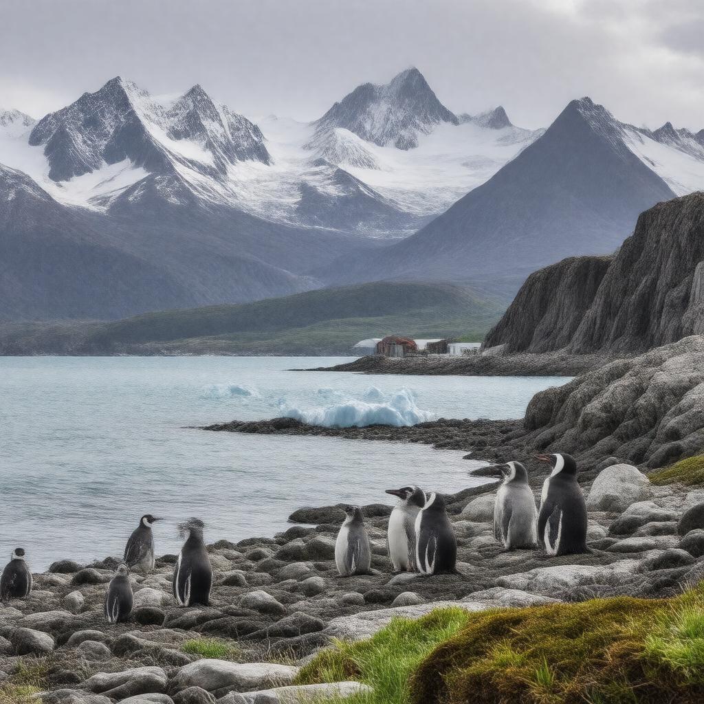 AI-created image of South Georgia and the South Sandwich Islands