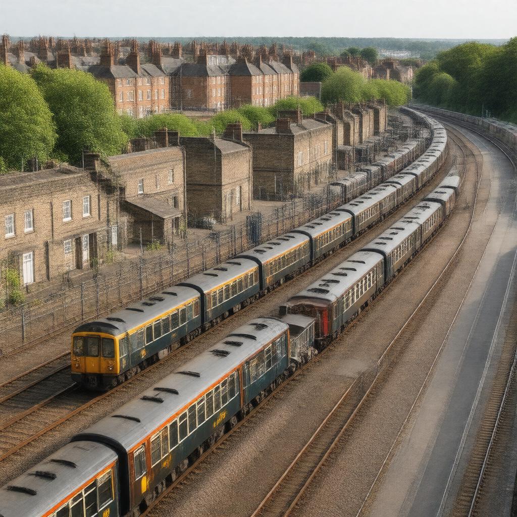 AI-created image of South Hampstead Sidings