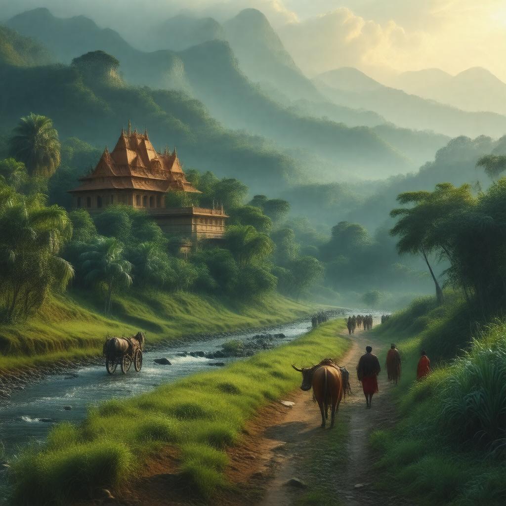 AI-created image of South India