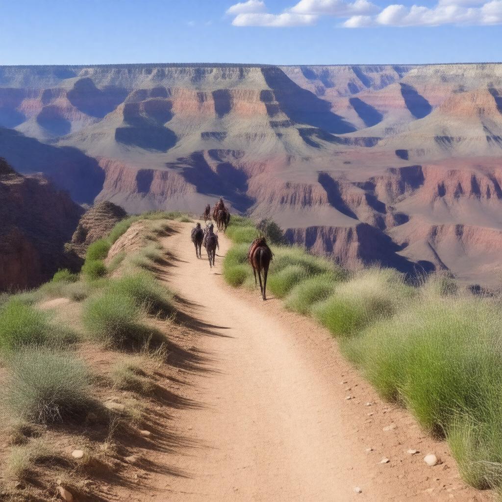 AI-created image of South Kaibab Trail