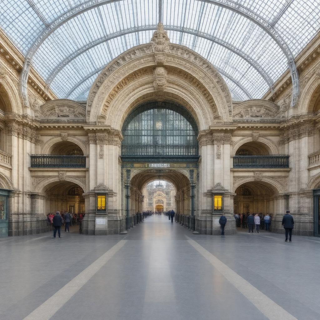 AI-created image of South Kensington station