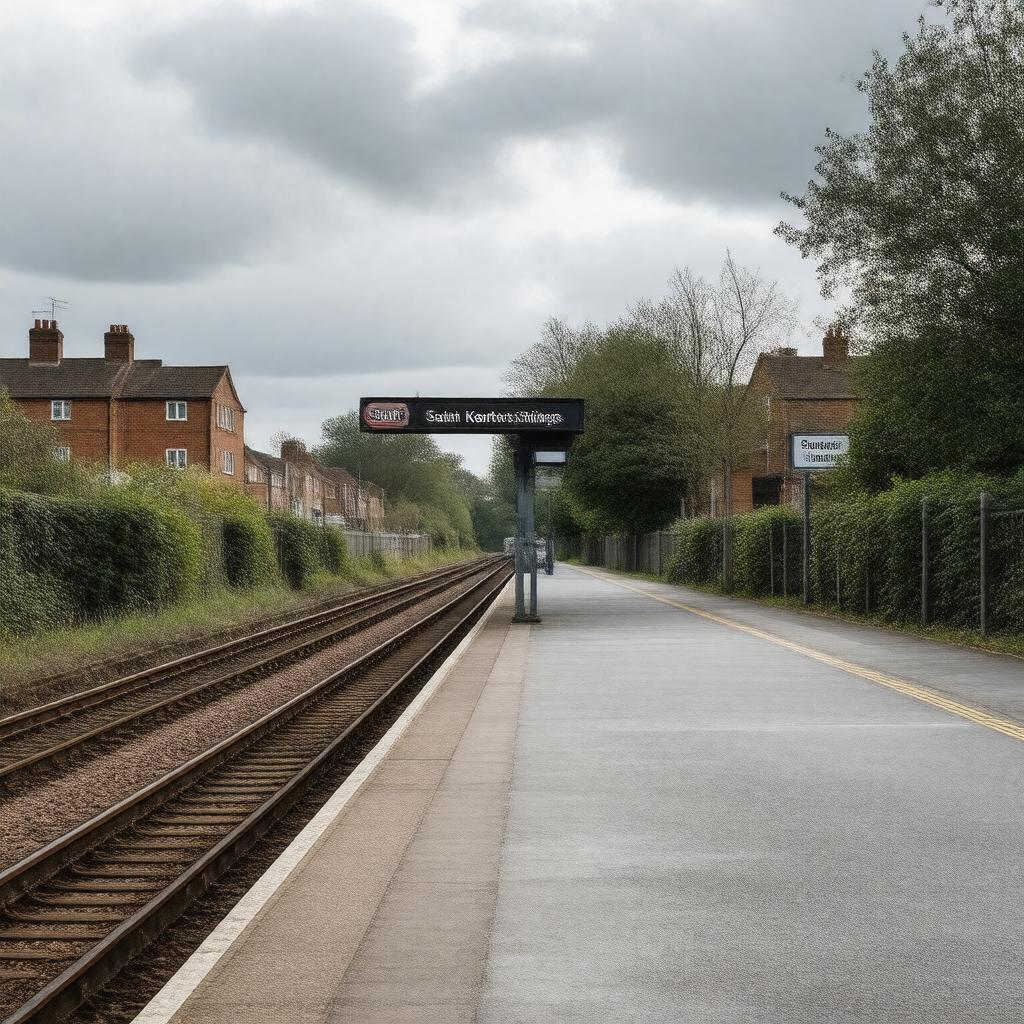 AI-created image of South Kenton Sidings