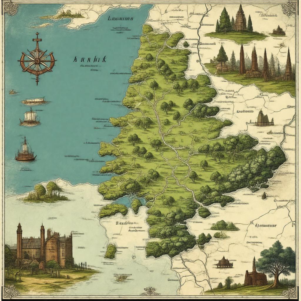 AI-created image of South Lancashire English