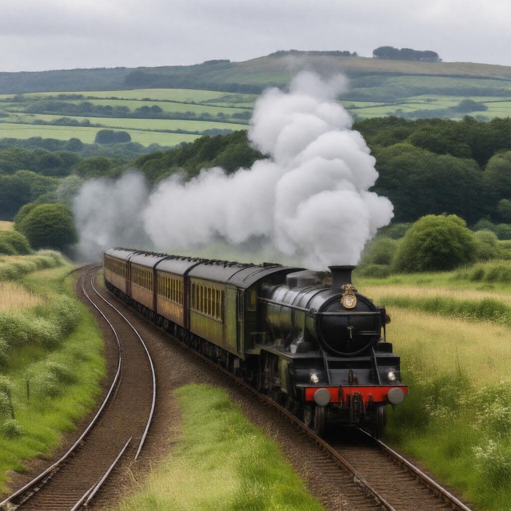 AI-created image of South Lancashire Railway