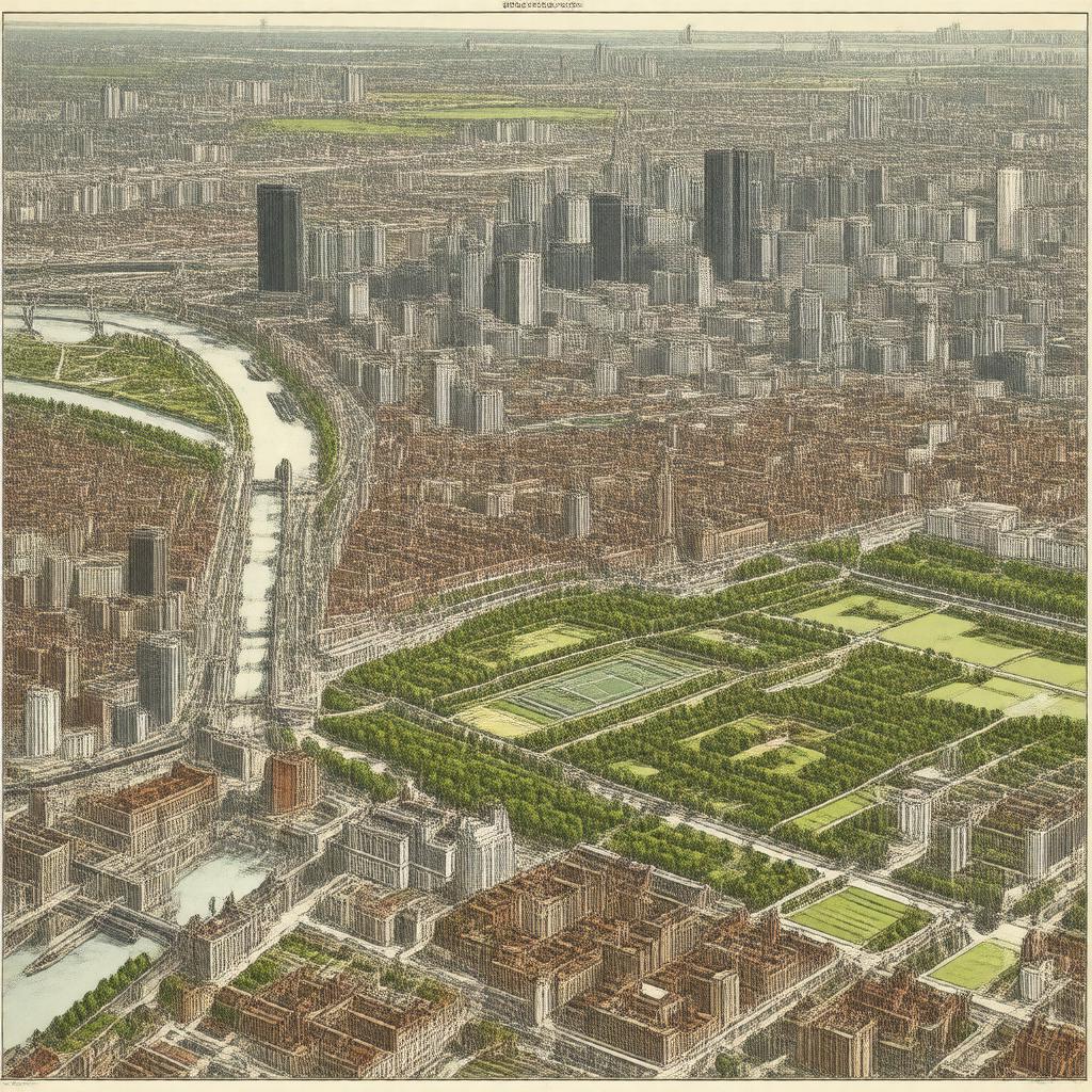 AI-created image of South London