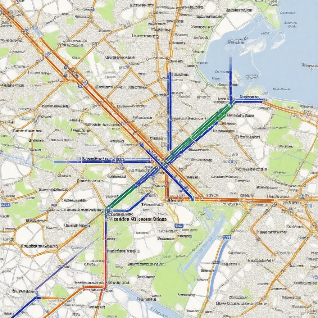 AI-created image of South London line