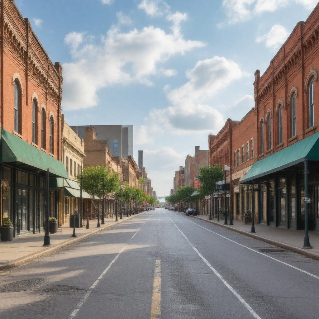 AI-created image of South Main Arts District