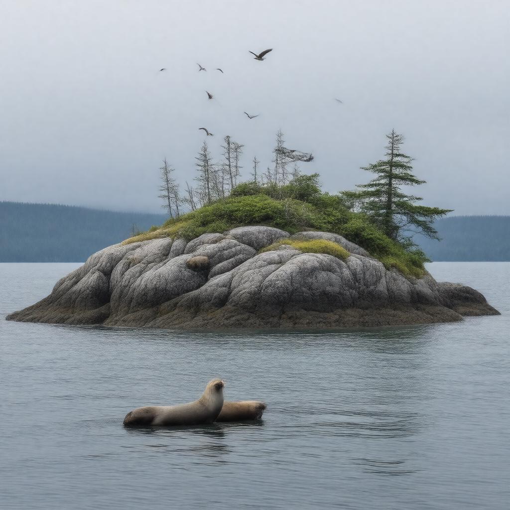 AI-created image of South Marble Island