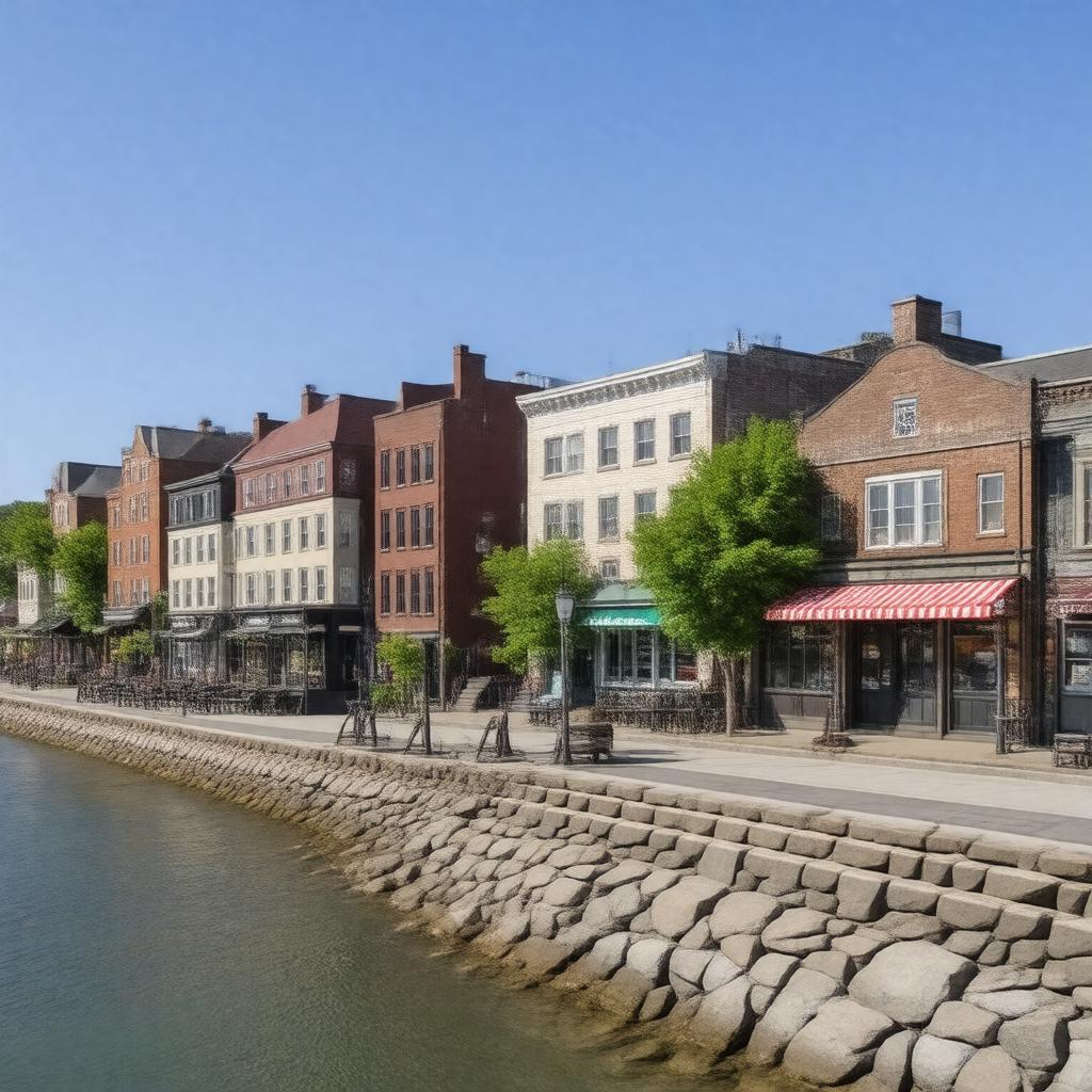 AI-created image of South Norwalk