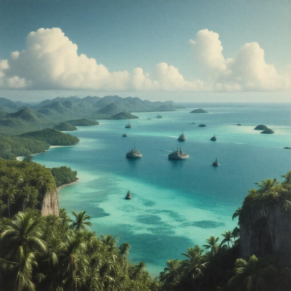 AI-created image of South Pacific