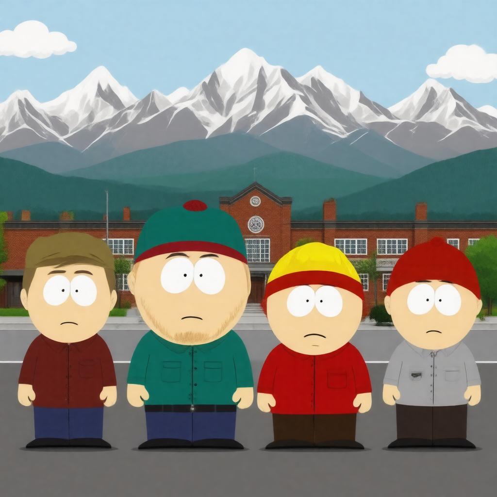 AI-created image of South Park