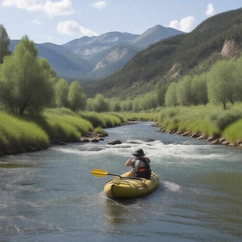 AI-created image of South Platte River