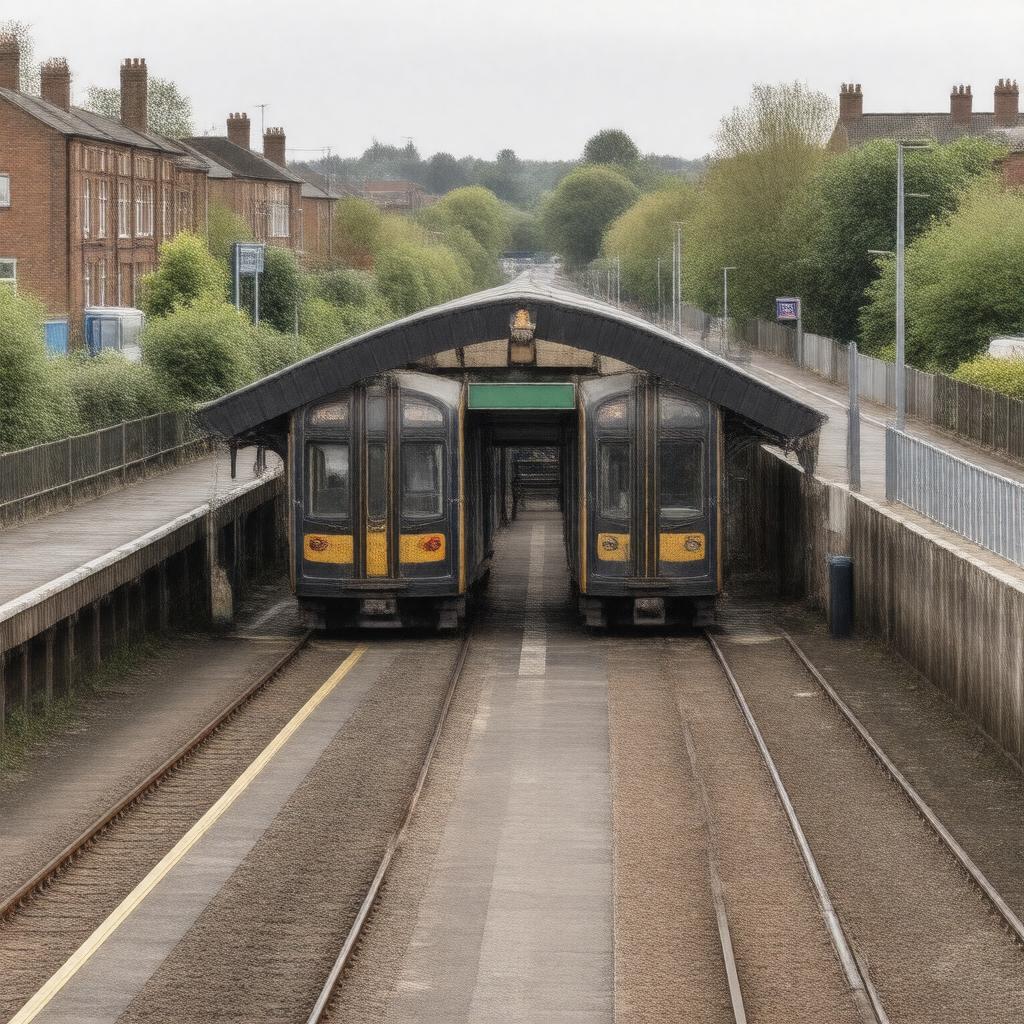 AI-created image of South Ruislip station