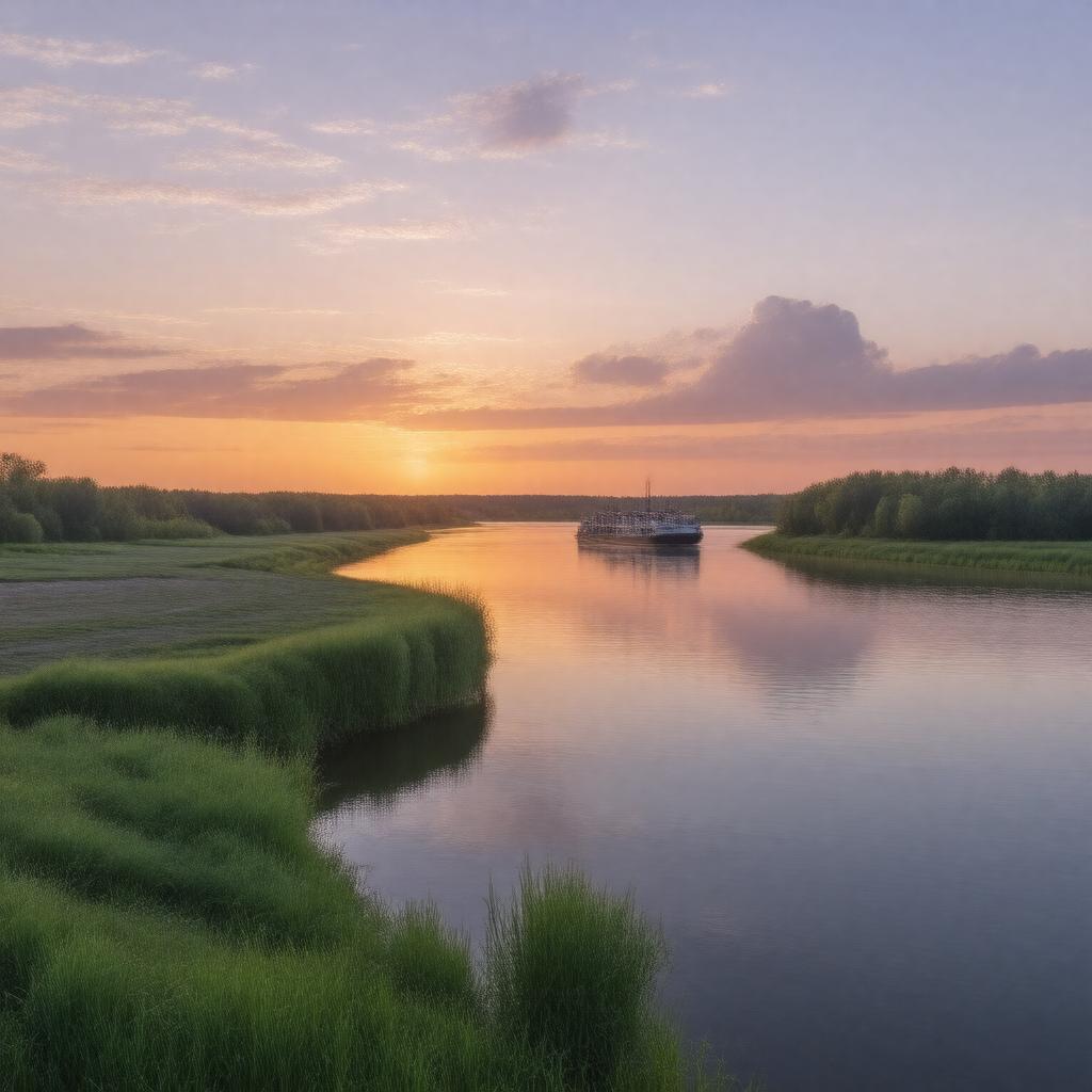 AI-created image of South Saskatchewan River