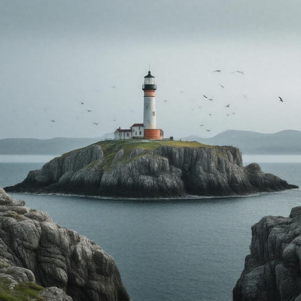 AI-created image of South Stack