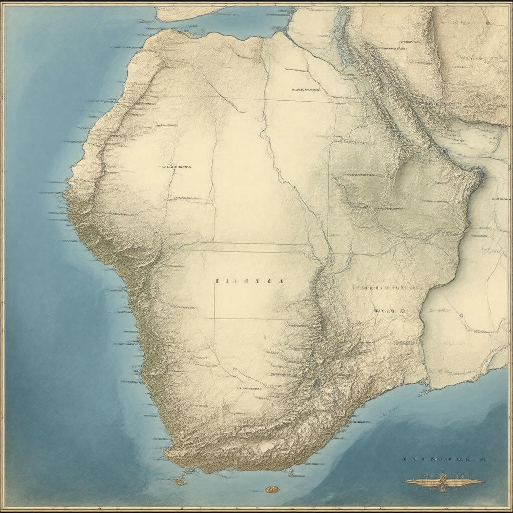 AI-created image of South West Africa