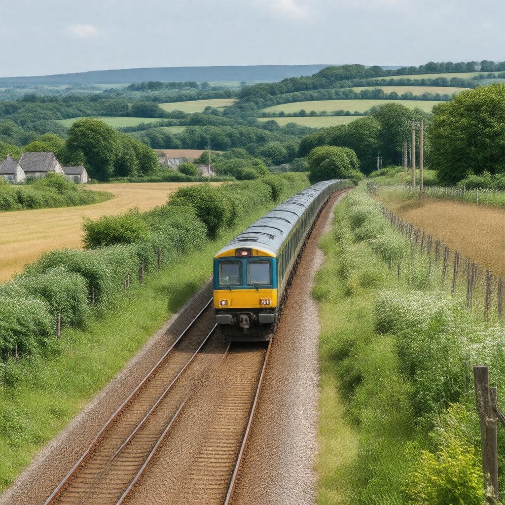 AI-created image of South West Main Line