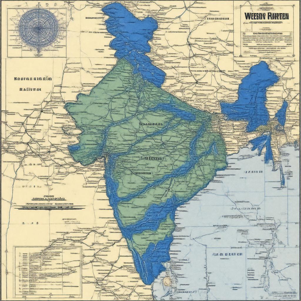 AI-created image of South Western Railway