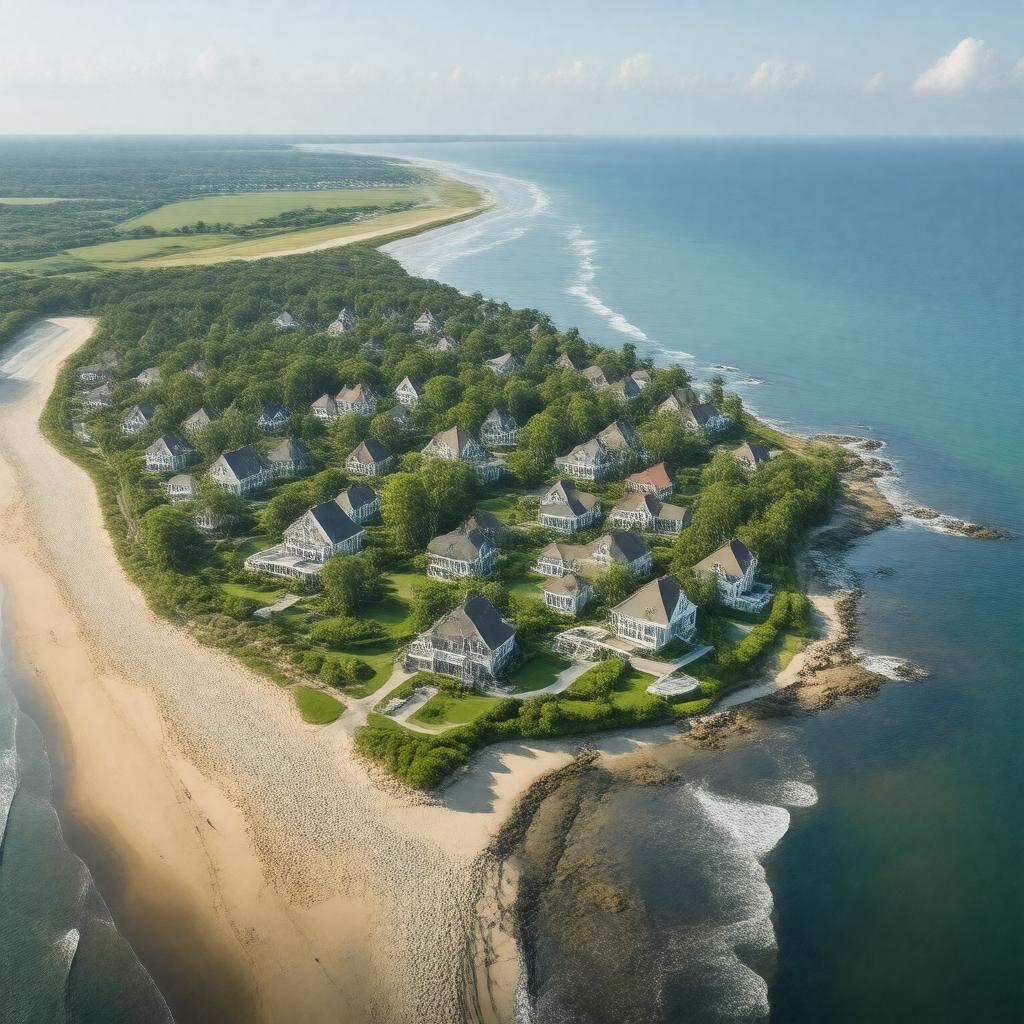 AI-created image of Southampton, New York, USA