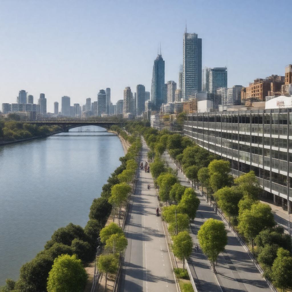 AI-created image of Southbank